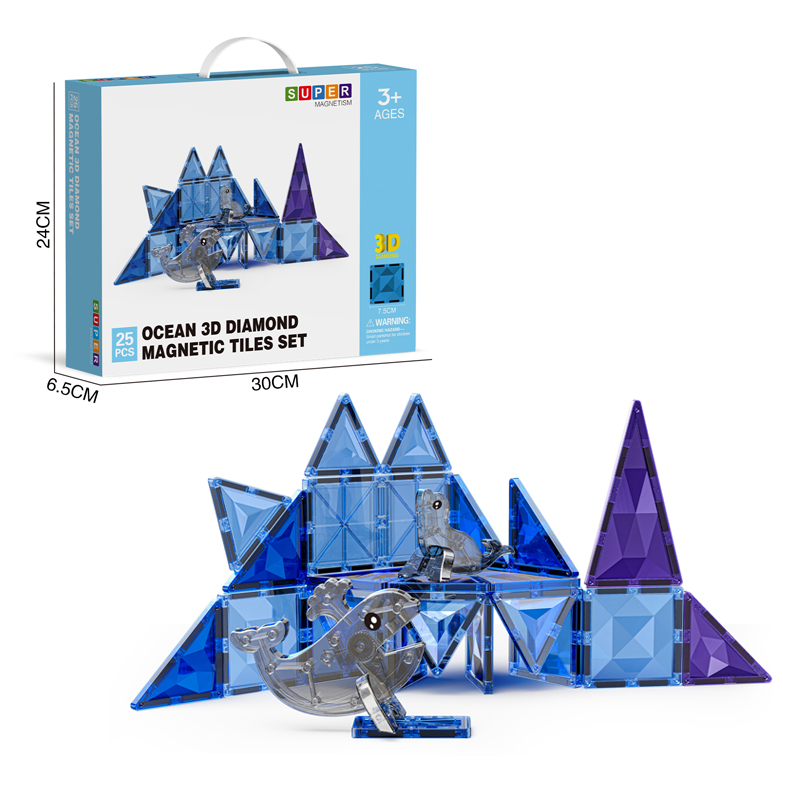 Animal Magnetic Tiles HY-074170无字