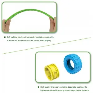 118pcs 6 Models In 1 STEM Toy Car Truck DIY Screw Construction Juguetes Block Building Toy Educational For Boys Girls