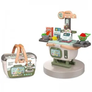 41pcs Supermarket Shopping Toy Set Kids Educational Cashier Role Play Interactive Game Props