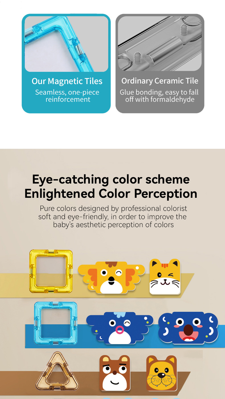 Magnetic Animals Tiles (5)