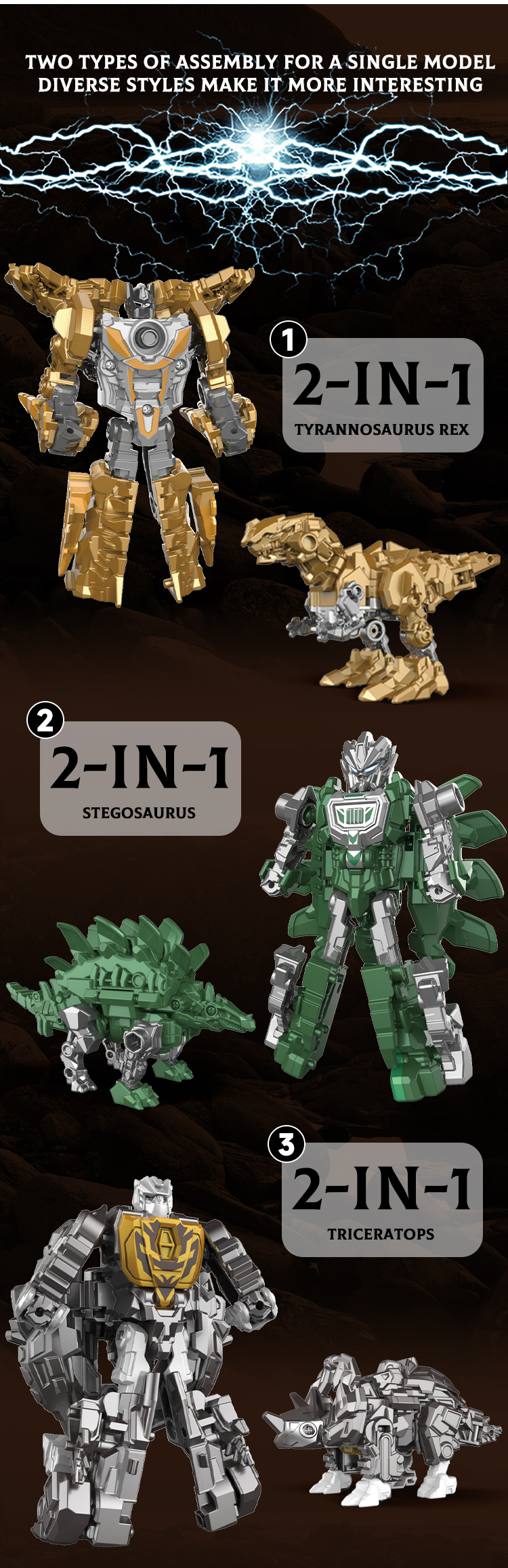 dinosaur deformation robot (2)
