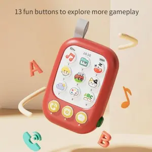 2023 Toddler Boys Girls Electronic Toy Camera Massive Learning Content Battery Operated Musical Early Educational Toys For Baby