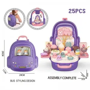 25pcs Simulated Popsicle Ice Cream Dessert Pastry Set Kindergarten Kids Brain Developmental Pretend Play Kit