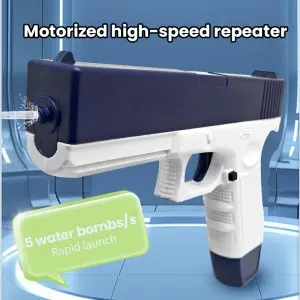 Beach/ Swimming Pool Long Range Water Shooting Blaster Electric Continuous Firing Water Gun Toys for Kids & Adults Outdoor Play