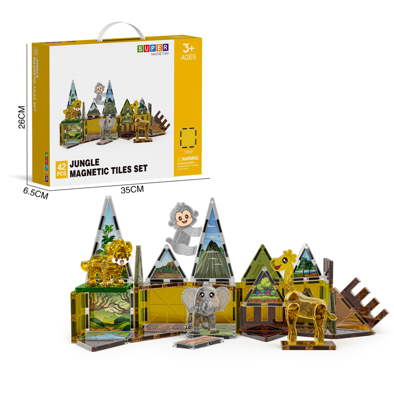 Animal Magnetic Tiles HY-074159