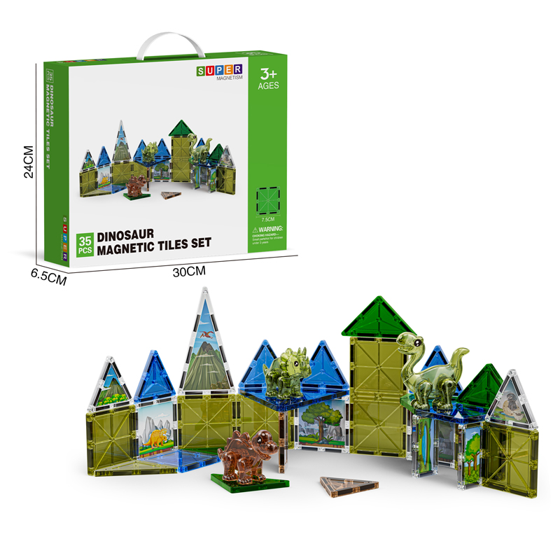 Dinosaur Magnetic Tiles HY-074155