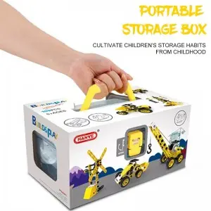 100PCS 8 In 1 Take Apart Vehicle Toys Engineering Construction Truck Toy STEM Screw and Nuts Assemble Set DIY Building Kit For Kids Boys