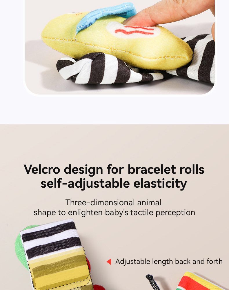 Socks Wrist Strap Rattles Set (6)