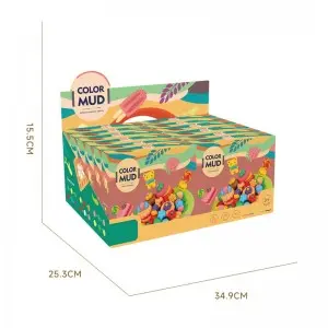 Colored Mud Candy Maker Set Parent-child Interaction Play Dough Enlighten Development DIY Modeling Clay Toy Kit for Kids