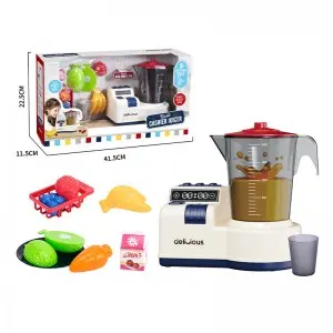 Simulated Juice Making Machine Acousto-Optic Kitchen Toys Juicer for Kids Pretend Play