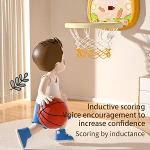 Wall Door Hook Suction Cups Basketball Stand Indoor Shooting Set Rings Throwing Game Fold Scoring Basketball Hood Toys for Kids