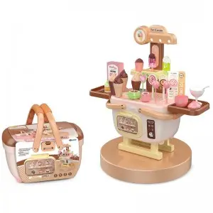 37 Pcs Simulated Popsicle Candy Lollipops Ice Cream Toy Set Children Interactive Pretend Play Game