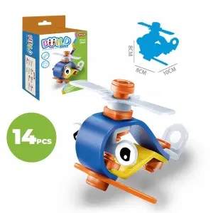 Intelligent DIY Screw Assemble Toys STEM Plastic Developing Flexible Model Building Blocks For Kids