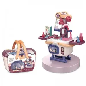 Kids Educational Preschool Pretend Game 30 Pcs Fashion Make Up Set Toy Girls Favor Dress Up Play Kit