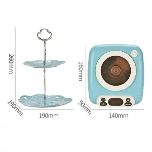 Pretend Play Assembly Desserts Rack Battery Operated Spray Induction Cooker Coffee Toy with Light and Music