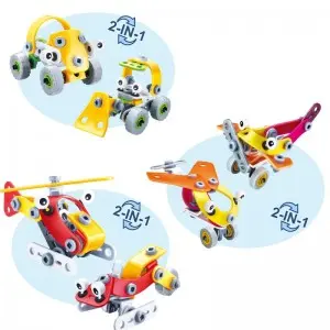 Upgrade Build and Play Set DIY 178PCS Assembly Aircraft Bell Tower Scene Construction Kit STEM Building Blocks Toy for Kid