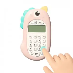 Kids Education Mathematical Calculation Training Toy Mental Arithmetic Game Cartoon Unicorn Silicone Case Math Learning Machine