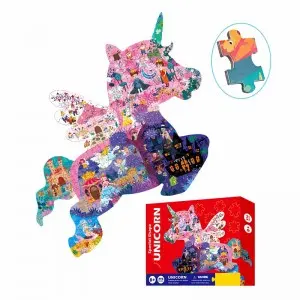 Cute Cartoon Dolphin/ Dinosaur/ Lion/ Unicorn Floor Jigsaw Puzzle Toys for Kids
