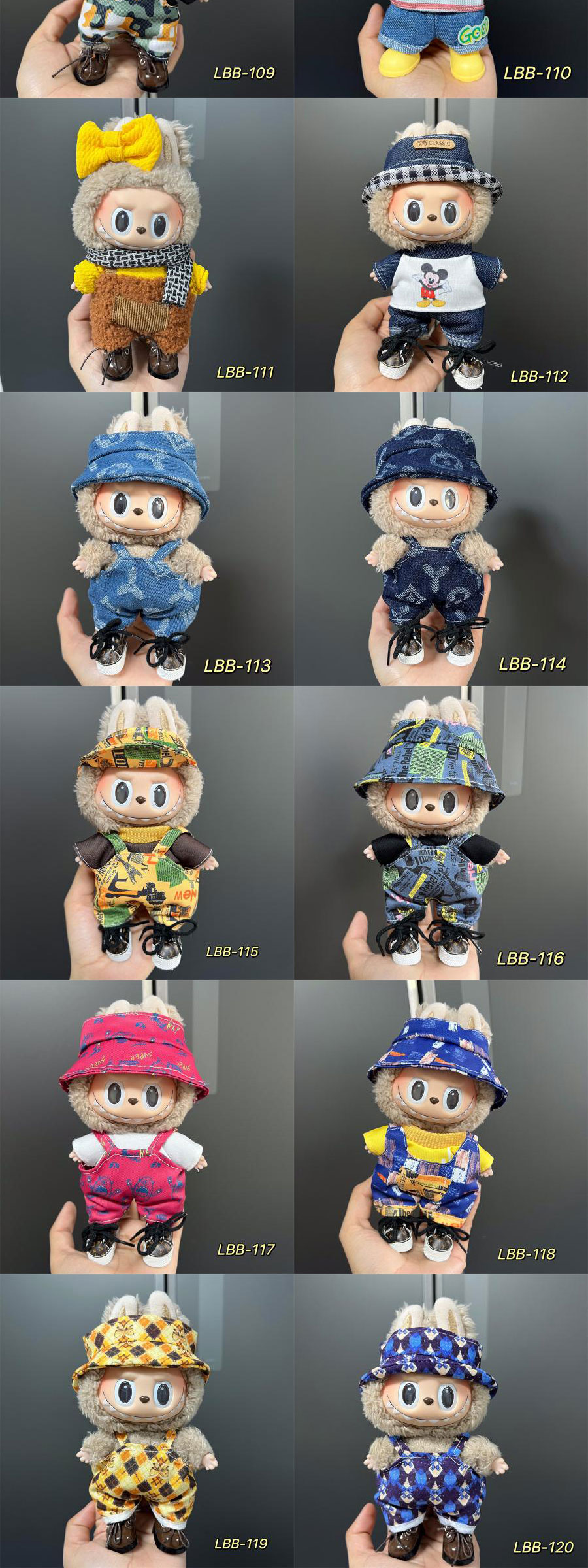 17cm Doll Clothes  (3)