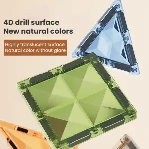 Kids Magnetic Building Tiles Toys 3D Magnet Puzzles Stacking Blocks Toddler STEM Education