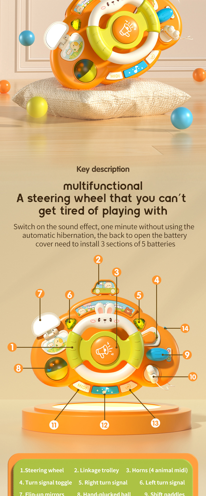 Steering Wheel Toy (9)