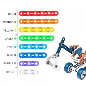 152PCS Intelligent Build And Play DIY Plastic Toys Screw and Nuts Assembly 12 In 1 STEM Building Blocks For Children