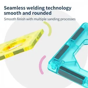 Funny Marble Run Ball Game Magnetic Race Track Building Blocks with Light