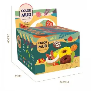 Children Early Educational Pretend Kitchen DIY Made Cookies Biscuit Plasticine Modelling Playdough Mold Kit Kids Clay Play Toys