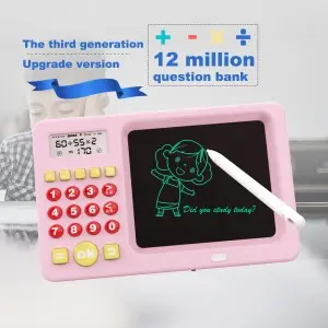 Mental Arithmetic Training Calculator Learning Machine LCD Writing Board Drawing Tablet Kids Montessori Educational Math Toys