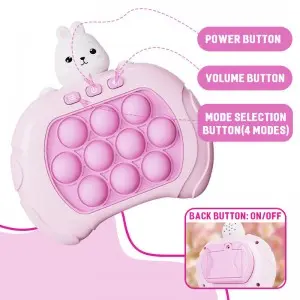 Anti Stress Sensory Bubble Pop Fidget Toys Electric Decompression 4 Modes Handled Flashing Game Console Toys for Kids And Adults