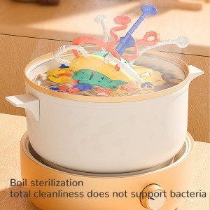 Infant Teething Comfort Toys Toddler Bubble Fidget Balls Baby Sensory Silicone Pull String Montessori Toys with Suction Cups