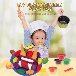 Children Educational Funny Dough Set Play Accessories Kit Creative DIY Colored Mud Plastic Cutter Molds Kid Clay Play Toys