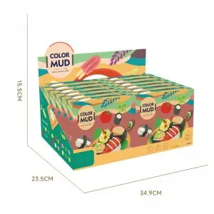 4 Colors Plasticine Handmade Kit Creative Sushi Modeling Clay DIY Toys Plasticine Children Intellectual Play Dough Toys Set