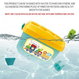 Toddler Early Educational Blocks Storage Box Set ABC Letter Learning Baby Sensory Shape Sorting Nesting Stacking Montessori Toys