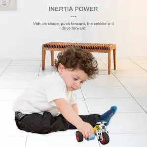 74PCS 3 in 1 Child DIY Flexible Construction Helicopter Motorcycle Play Set Intelligent Building Block Sets Model Toy for Kids