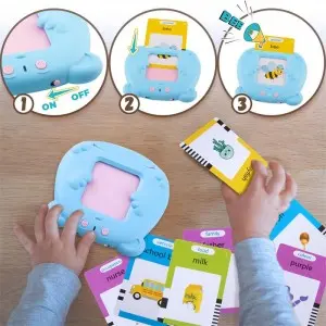 Educational Montessori Talking Flash Card 224 Sight Words English Learning Speech Therapy Machine Toy for Kids