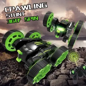 360 Degrees Rotation 6CH Electric Rc Stunt Vehicle Rechargeable Remote Control Stunt Flip Car toy for Kids