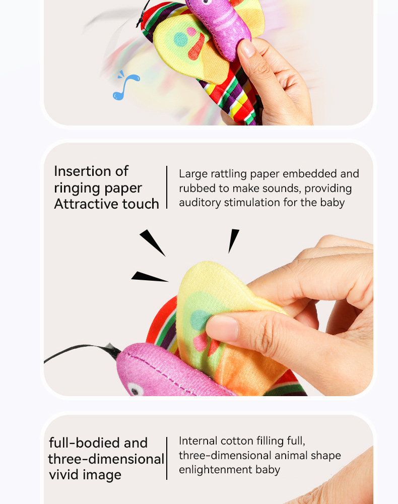 Socks Wrist Strap Rattles Set (5)