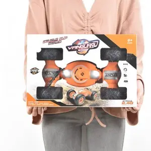 4WD RC Twisting off Road Car Double-Sided Driving Vehicle Toys 360 Degree Rotation One Key Deformation Remote Control Stunt Car