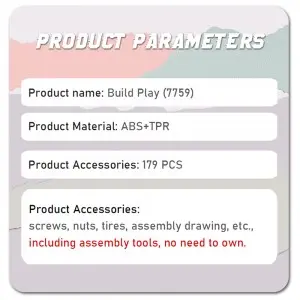 179pcs 10 Models In 1 STEM Building Blocks Kids DIY Plastic Screw Nut Connecting Toys To Assemble