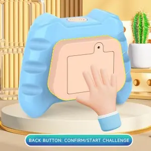 Stress Relief Sensory Bubble Fast Push Pop Fidget Toys Kids Reactivity Training Light up Electronic Handled Game Console Toys