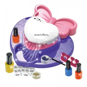 Create Home Salon Nails Arts Kids Nail Art Kit with Safe & Easy-to-Use Dryer