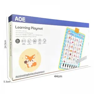 Kids Enlighten Electric Learning Alphabet Talking Poster Toy Sound Speech Read Number Piano Play Educational Talking Wall Chart