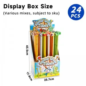 Slide Up And Down Sounding Animal Dinosaur Plastic Tube Creative Prank Flute Toy Novelty Party Favor Noise Maker Toy for Kids