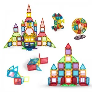 Wholesale 3D Magnetic Tiles Toys Building Block Set Fine Motor Skills Training