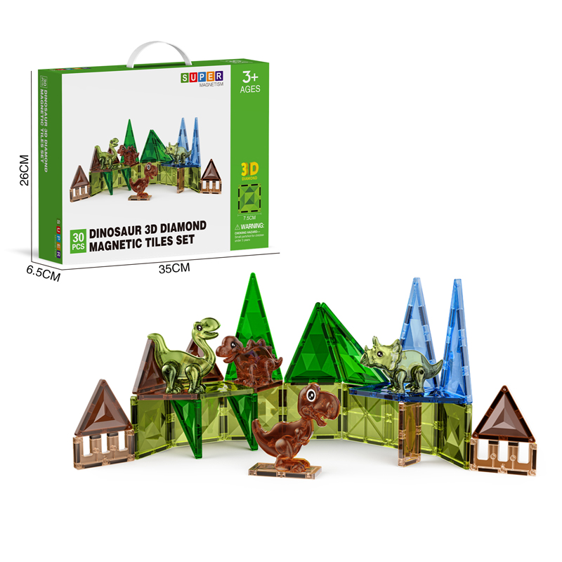 Magnetic Dinosaur Tiles HY-074177无字