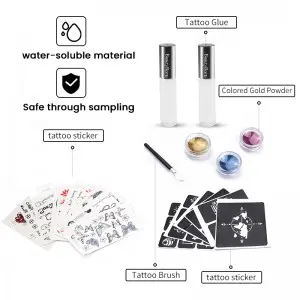 Safe & Fun Non-Toxic Children Tattoo Kit for Perfect Party Playtime