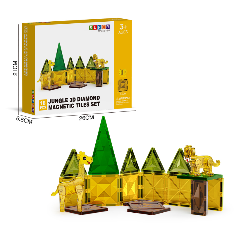 Animals Magnetic Tiles HY-074166无字