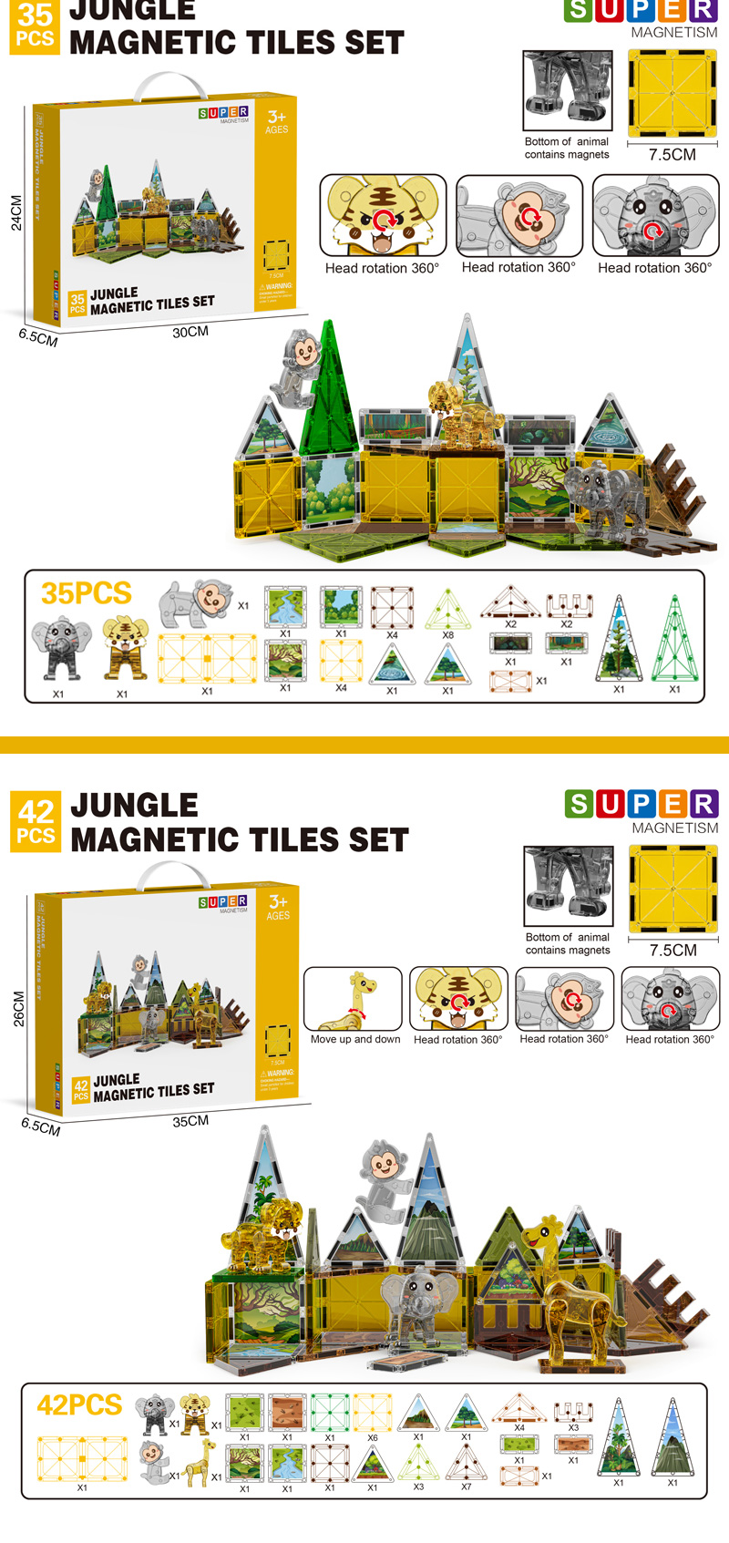 Animal Magnetic Tiles 详情 (2)