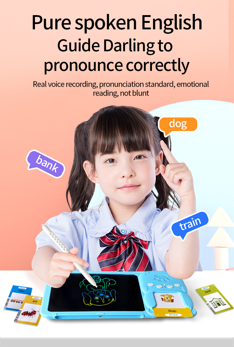 Talking flash card LCD drawing tablet (6)